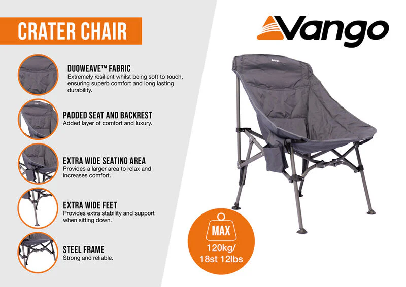 Vango Crater Camping Chair - Image 3
