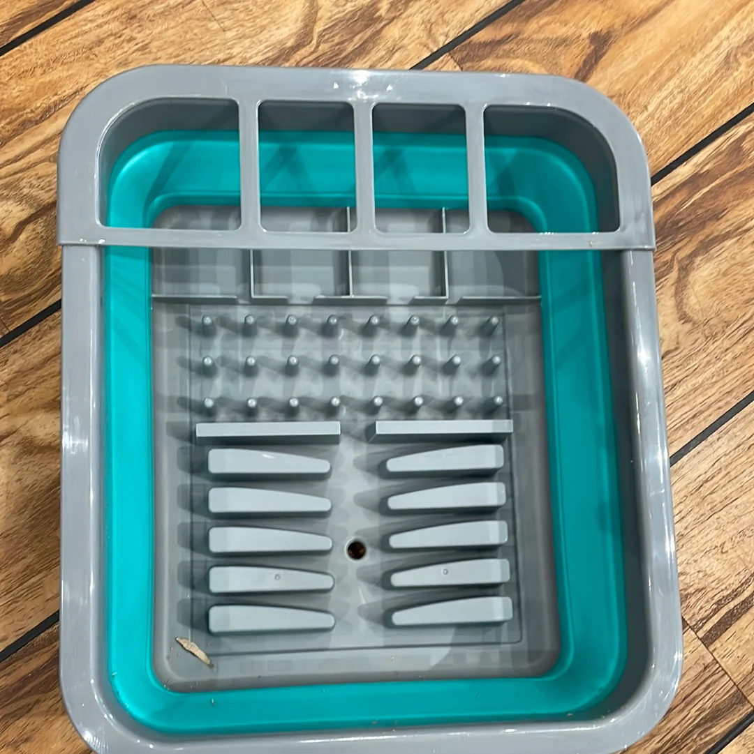 Collapsible Dish Rack with drainer - Image 2