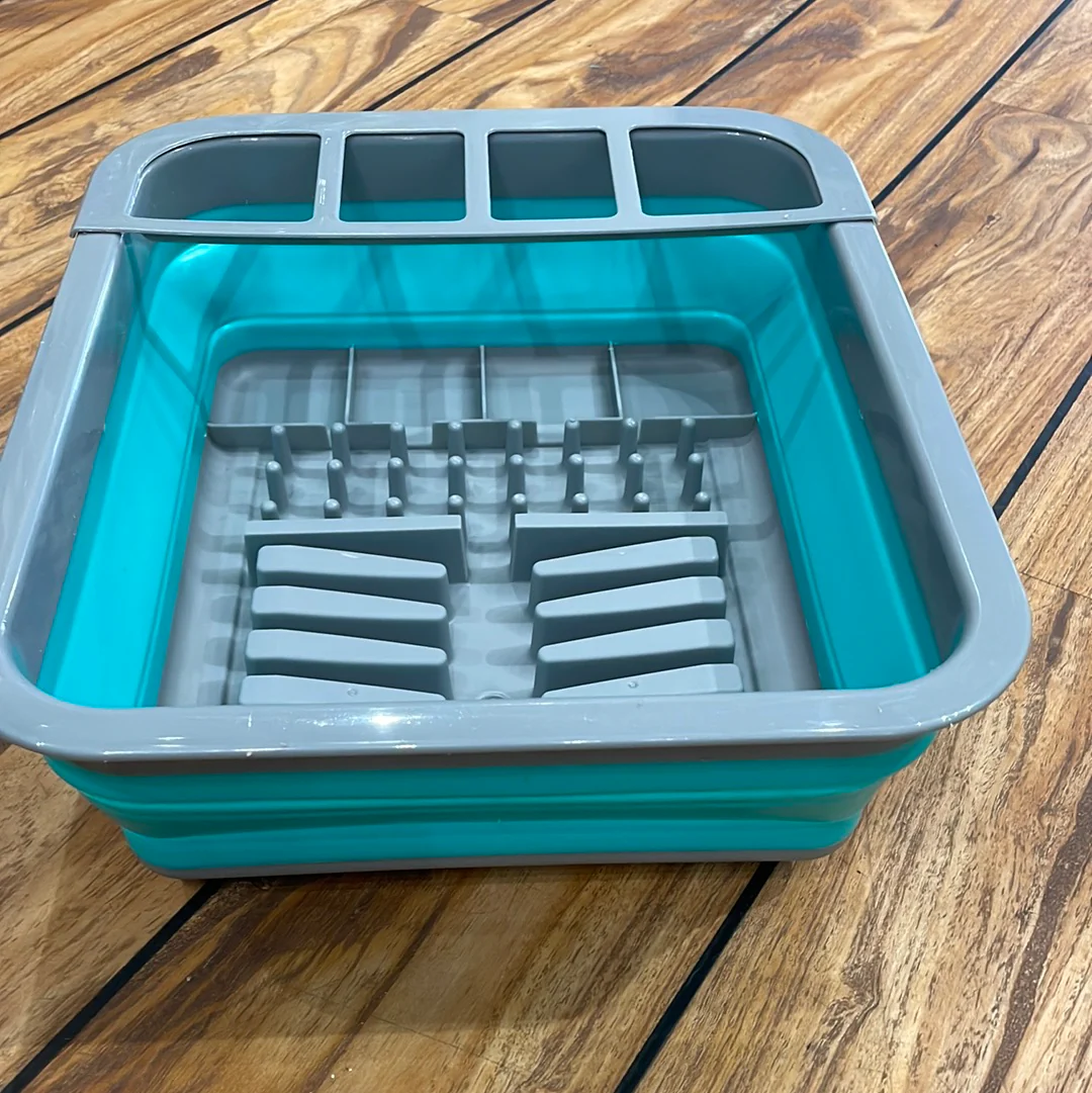Collapsible Dish Rack with drainer - Image 3