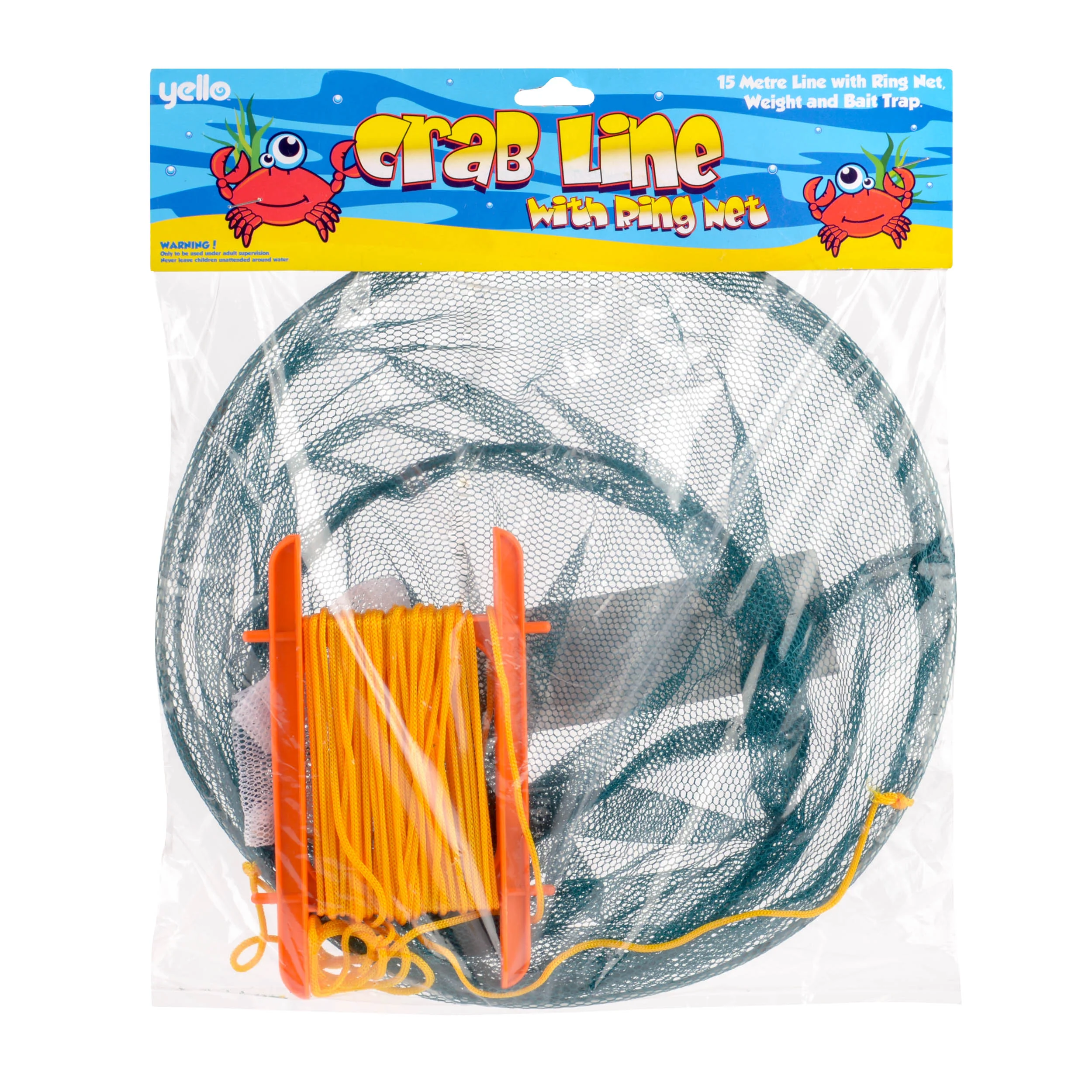 Crab Line Drop Net With Metal Ring and Handles - Image 3