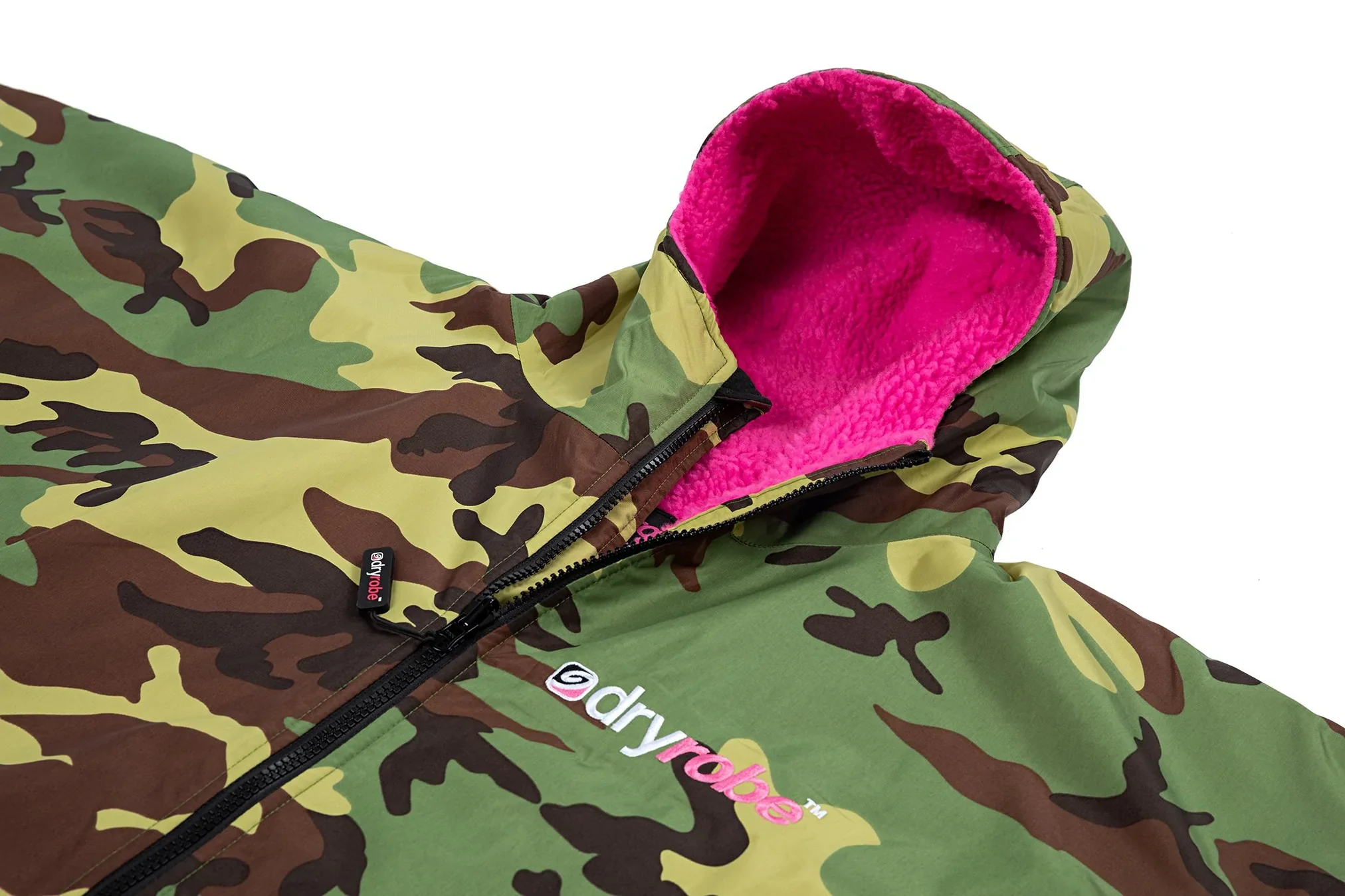 Dryrobe Advance Long Sleeve Camouflage Pink - RECYCLED - Image 4