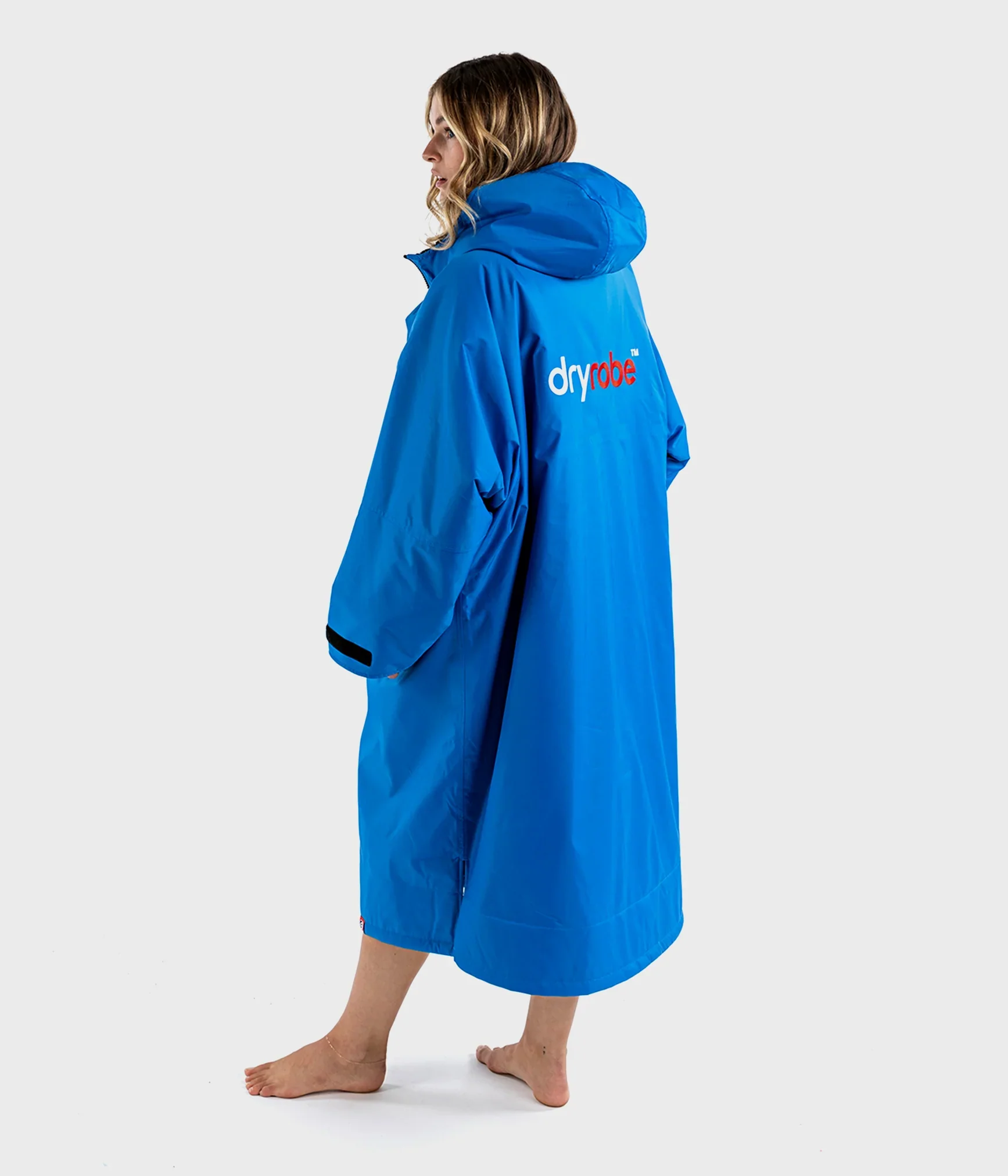 Dryrobe Advance Long Sleeve Cobalt Blue - RECYCLED - Image 7