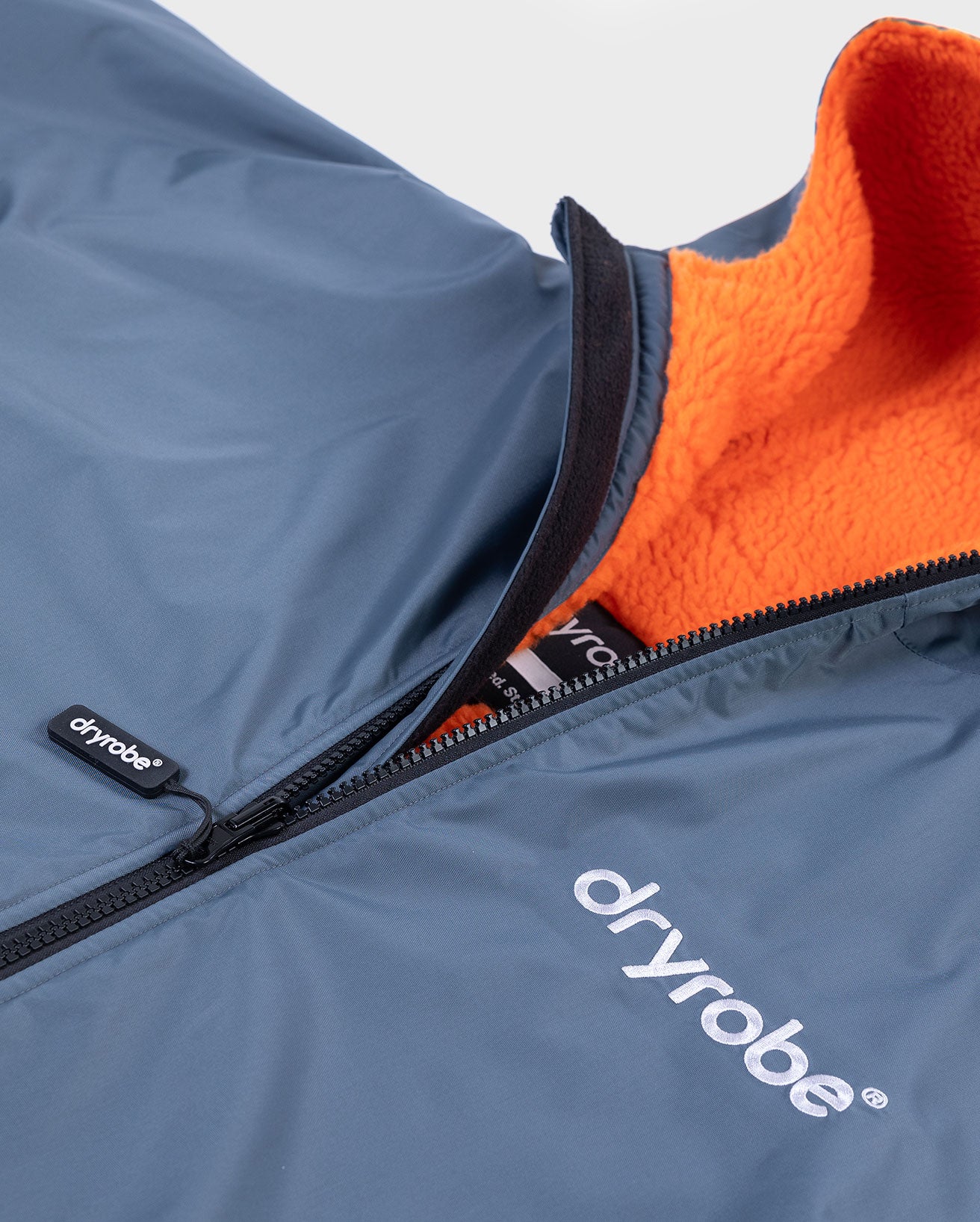 Dryrobe Advance Long Sleeve Dark Grey /  Orange - Image 6