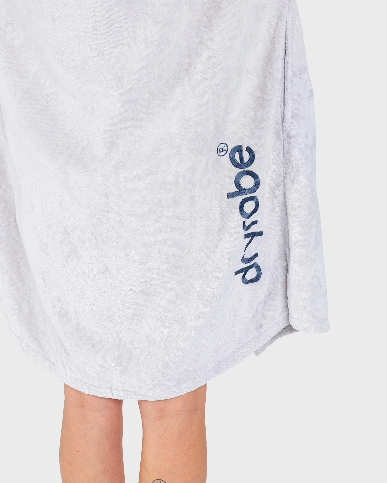 Dryrobe Full-Zip Organic Towel Robe - Nimbus Cloud - Image 4