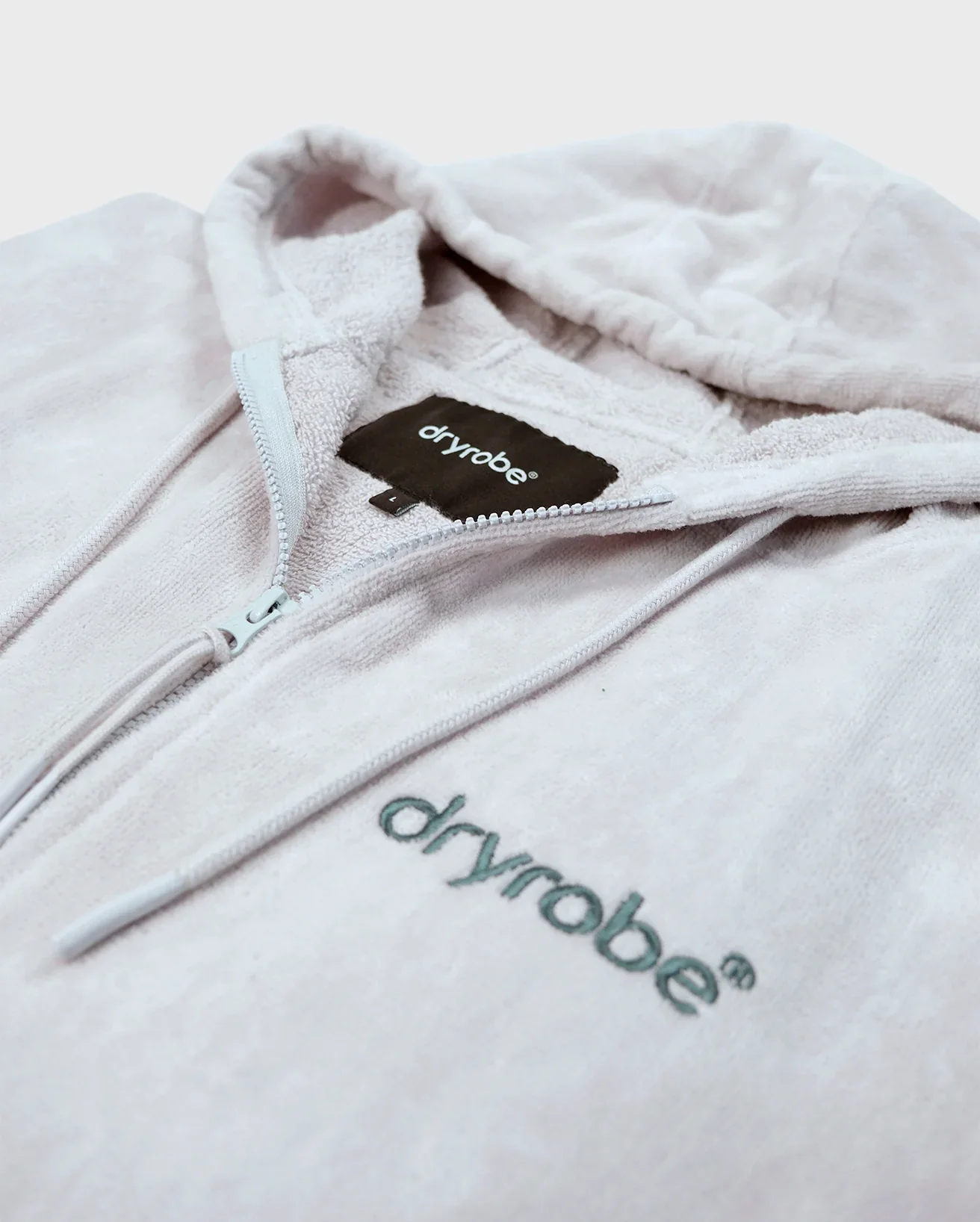Dryrobe Full-Zip Organic Towel Robe - Nimbus Cloud - Image 7
