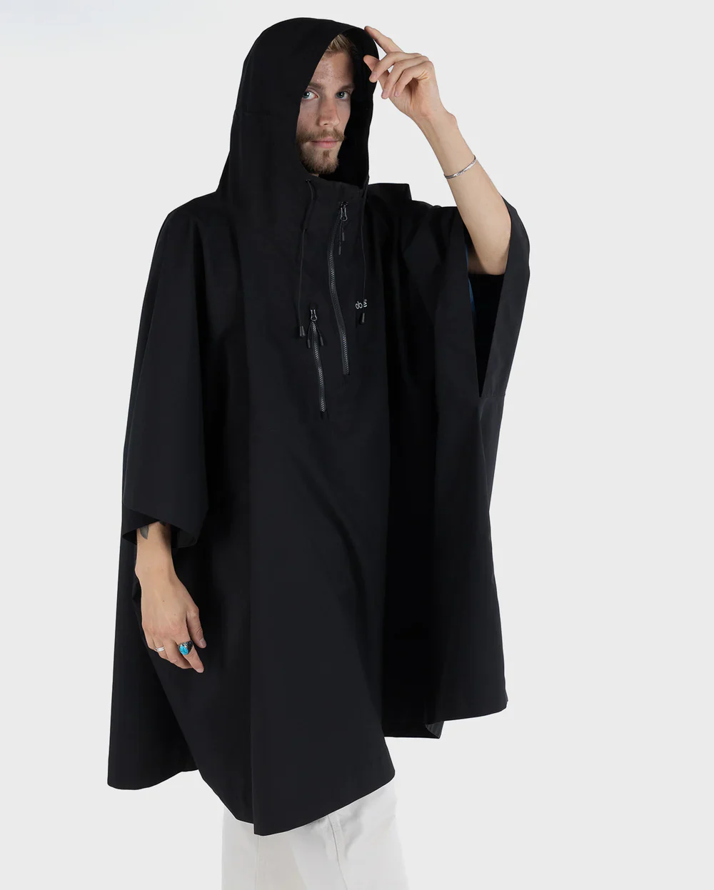 Dryrobe One Size Rainproof Poncho - Black - Image 3