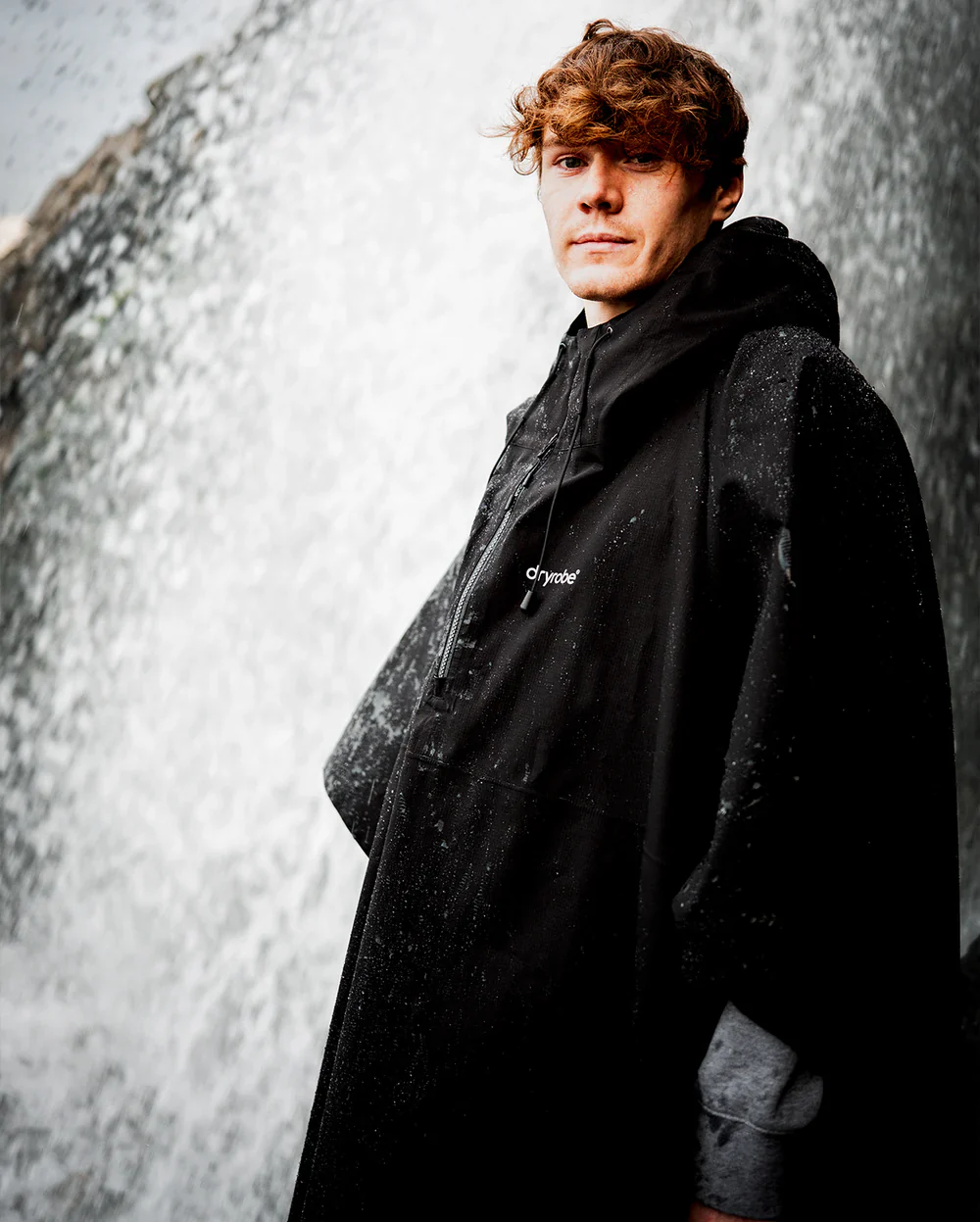 Dryrobe One Size Rainproof Poncho - Black - Image 6