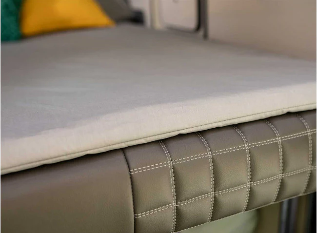 Duvalay 190x115cm VW Campervan Gold Foam Compact Topper - Image 4