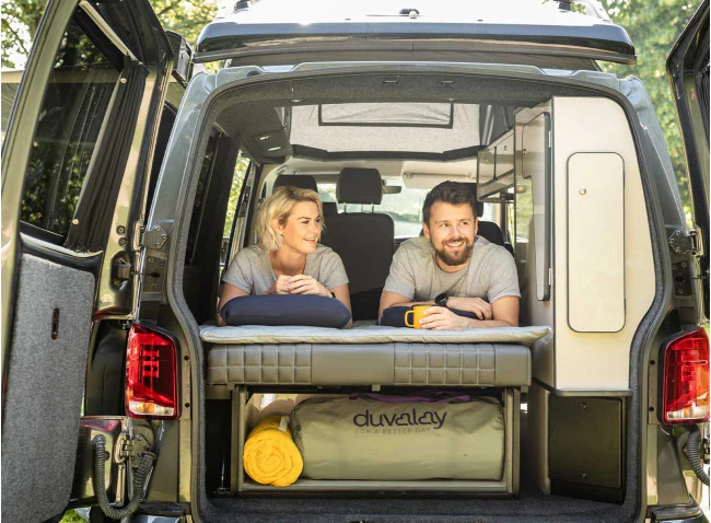 Duvalay 190x115cm VW Campervan Gold Foam Compact Topper - Image 7