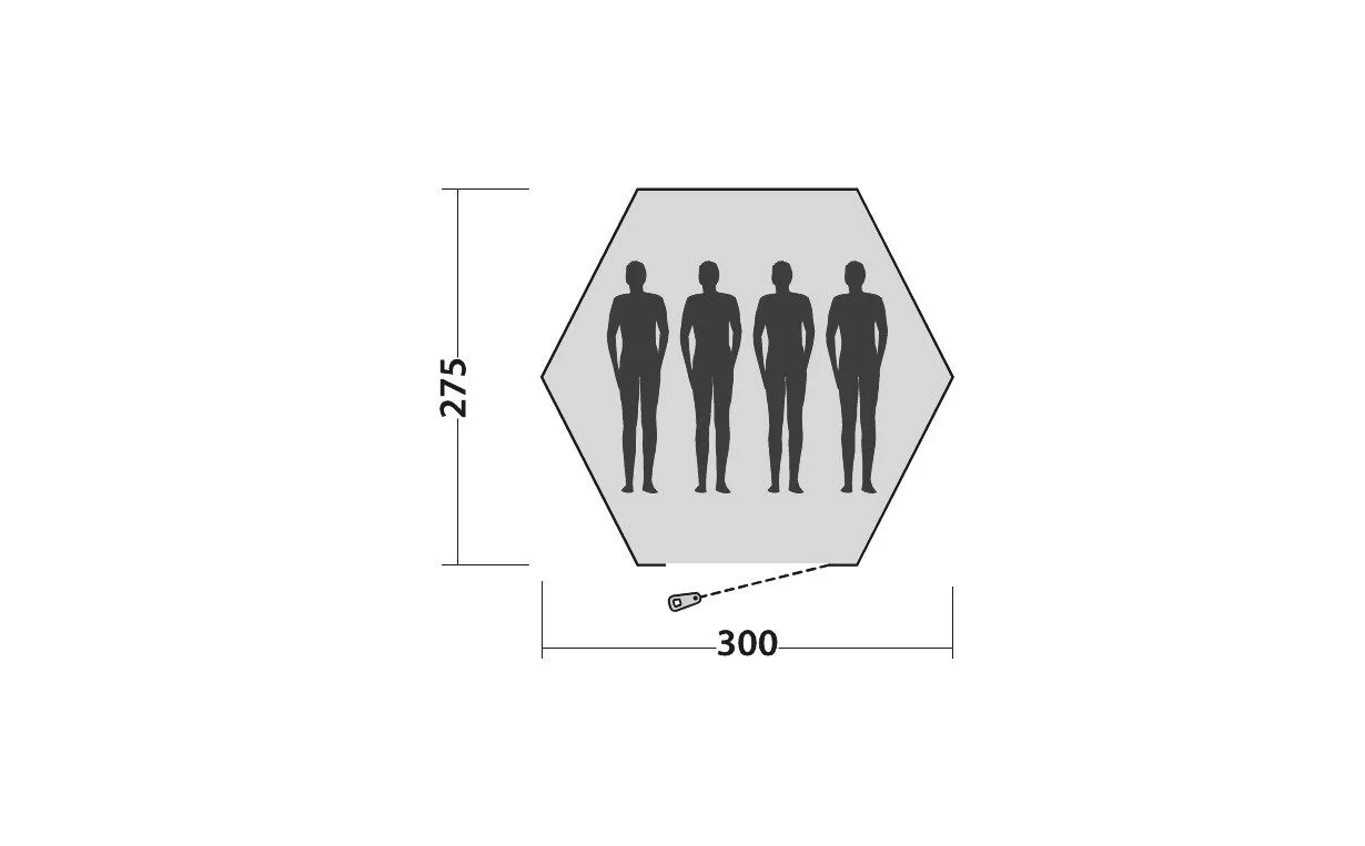 Easy Camp Bolide 400 Tipi Tent - Image 3