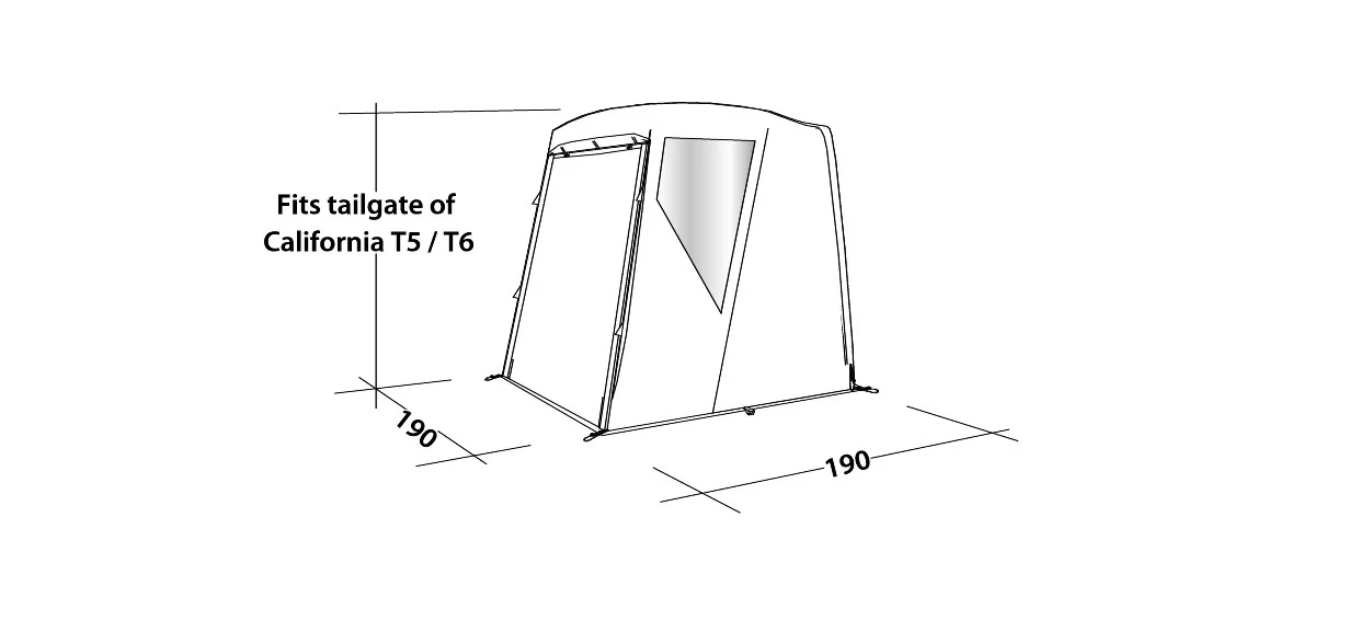 Easy Camp Crowford Rear Tailgate Awning - Image 3