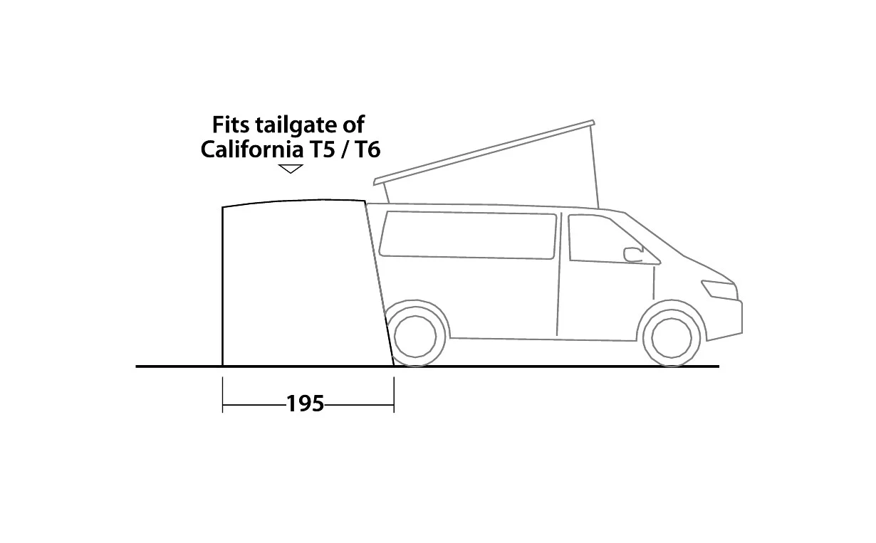 Easy Camp Crowford Rear Tailgate Awning - Image 4