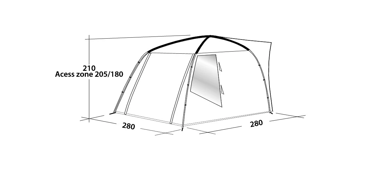 Easy Camp Fairfields Drive Away Awning (2024) - Image 5