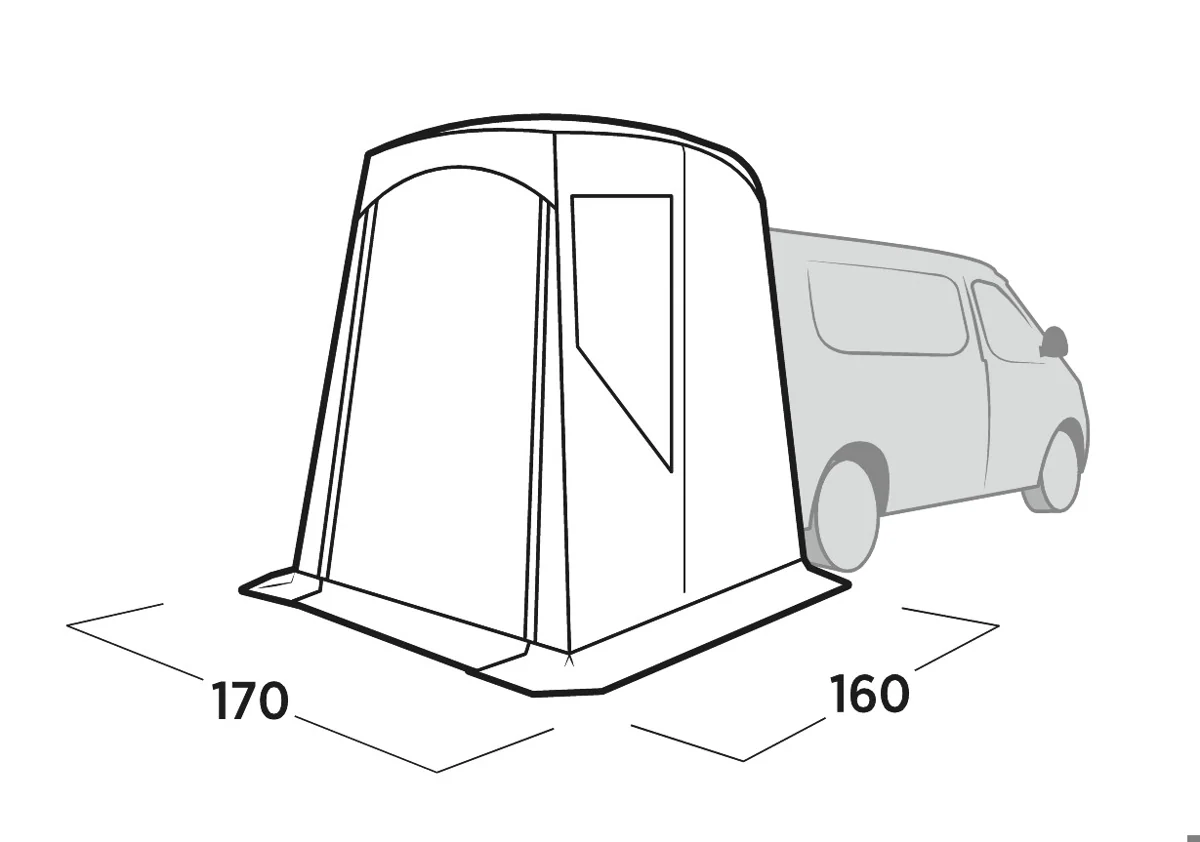 Easy Camp Krossbu Mini Tailgate Awning - Image 2