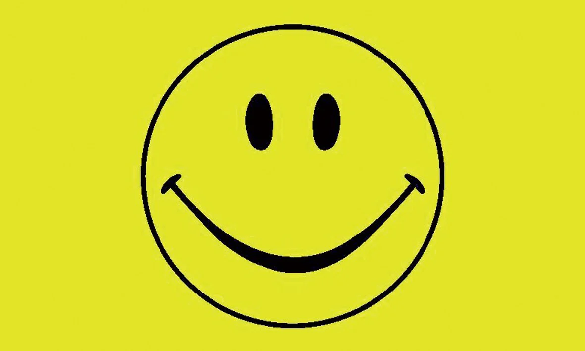 Happy Face Flag 5ft by 3Ft