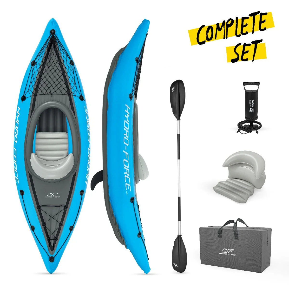 HydroFrorce Cove Champion™ – 1 Person Inflatable Kayak - Image 7