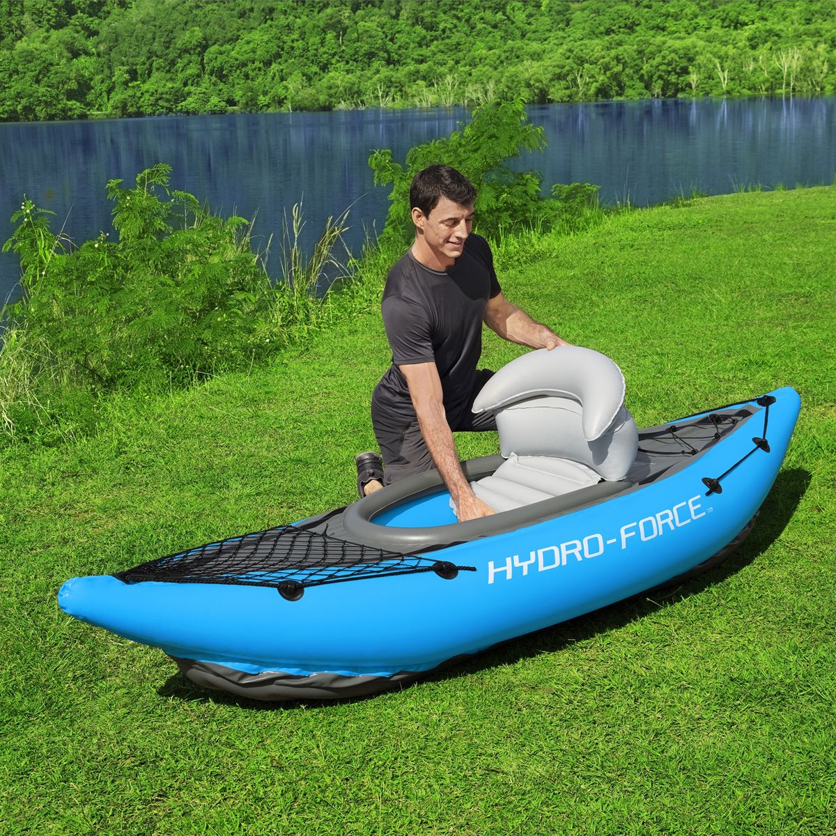 HydroFrorce Cove Champion™ – 1 Person Inflatable Kayak - Image 8