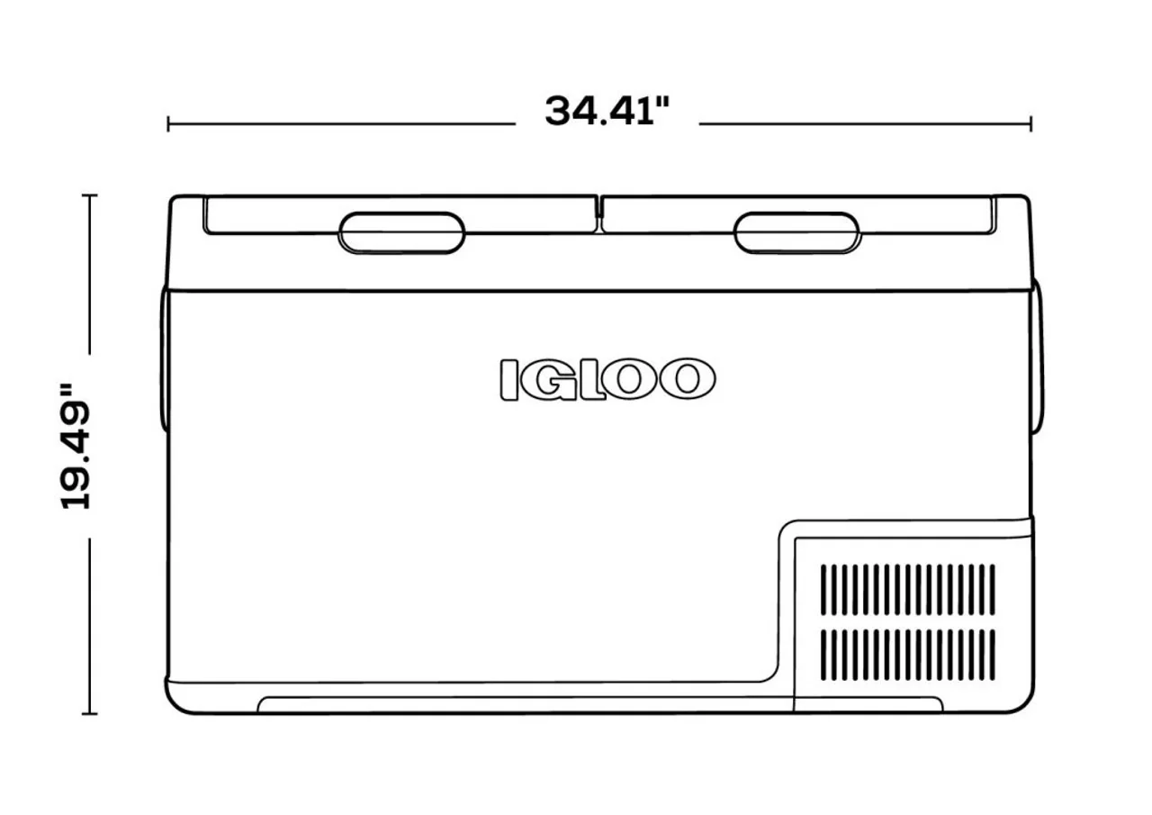 Igloo ICF80DZ Mains or 12/24 Volt Dual Zone Electric Cool Box - Image 8