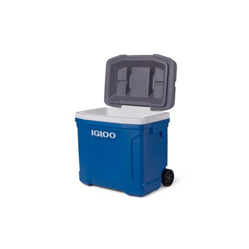 Igloo Latitude Quantum 30 Roller Wheeled Portable Cool Box - Blue - Image 2