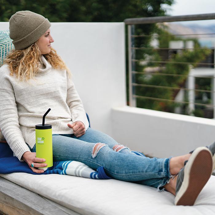 Klean Kanteen Insulated TK Wide with Café Cap 473ml - Brushed Steel - Image 5