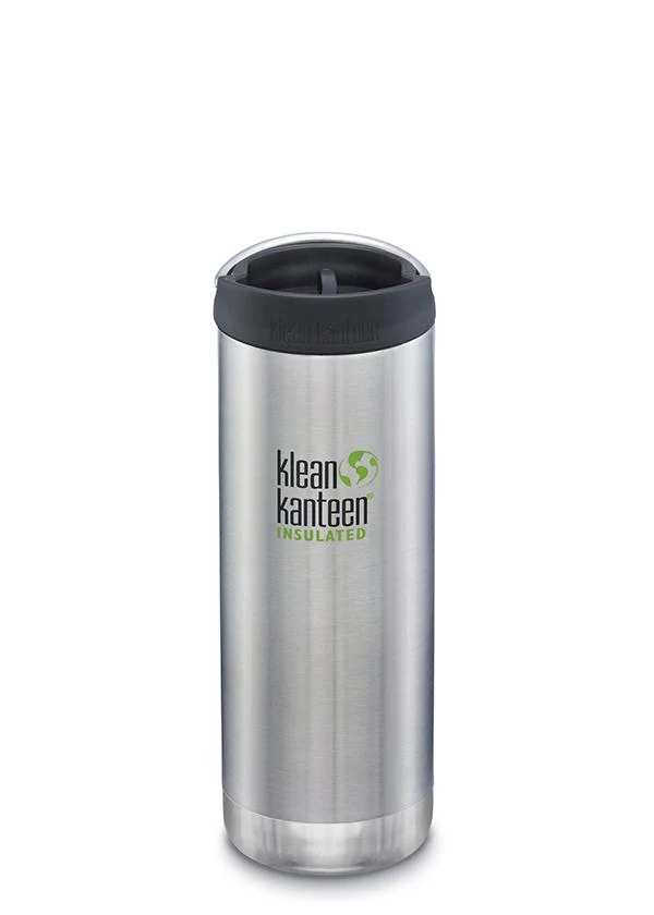 Klean Kanteen Insulated TK Wide with Café Cap 473ml - Brushed Steel - Image 7