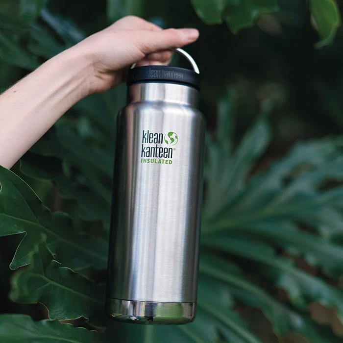 Klean Kanteen Insulated TK Wide with Café Cap 946ml - Black - Image 2