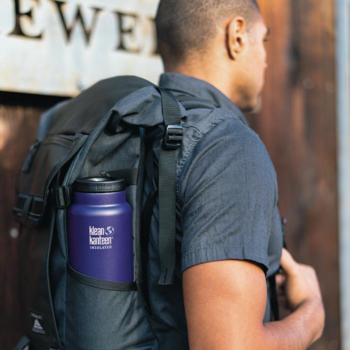 Klean Kanteen Insulated TK Wide with Café Cap 946ml - Black - Image 4