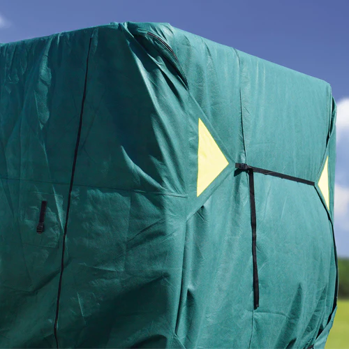Maypole 4-Ply Premium Green Breathable Full Motorhome Cover 6.5m to 7.0m - Image 3