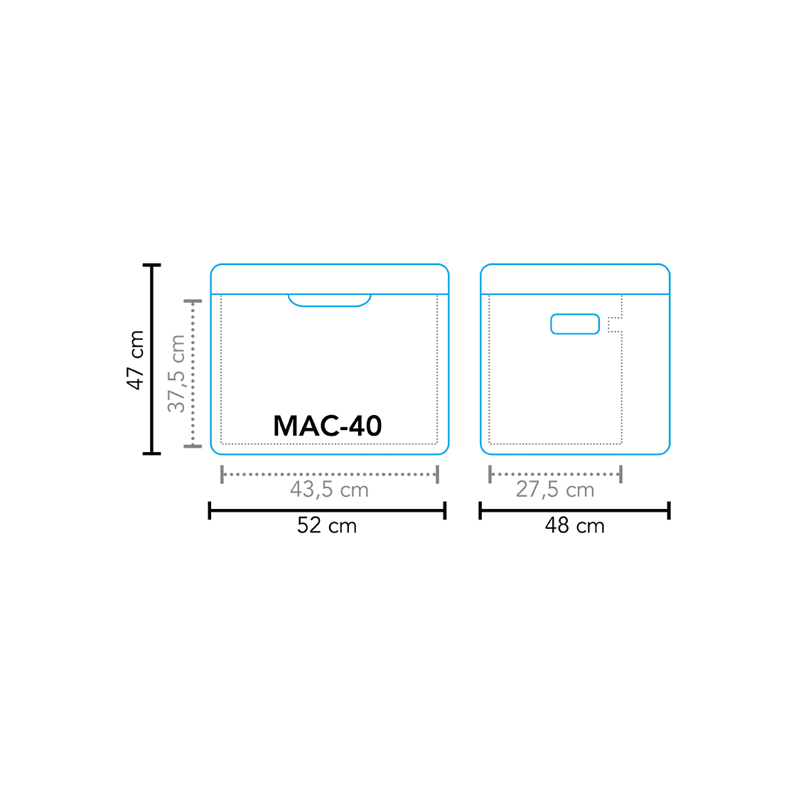 Mestic MAC-40 3 Way Camping Fridge - Image 4