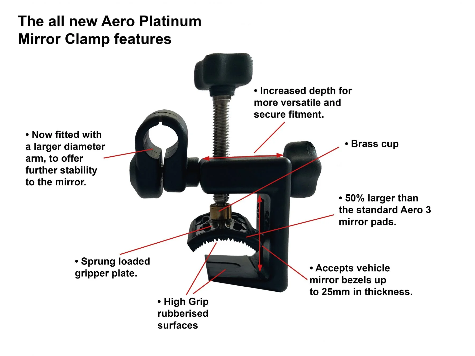Milenco Aero Platinum Mirror - Image 5