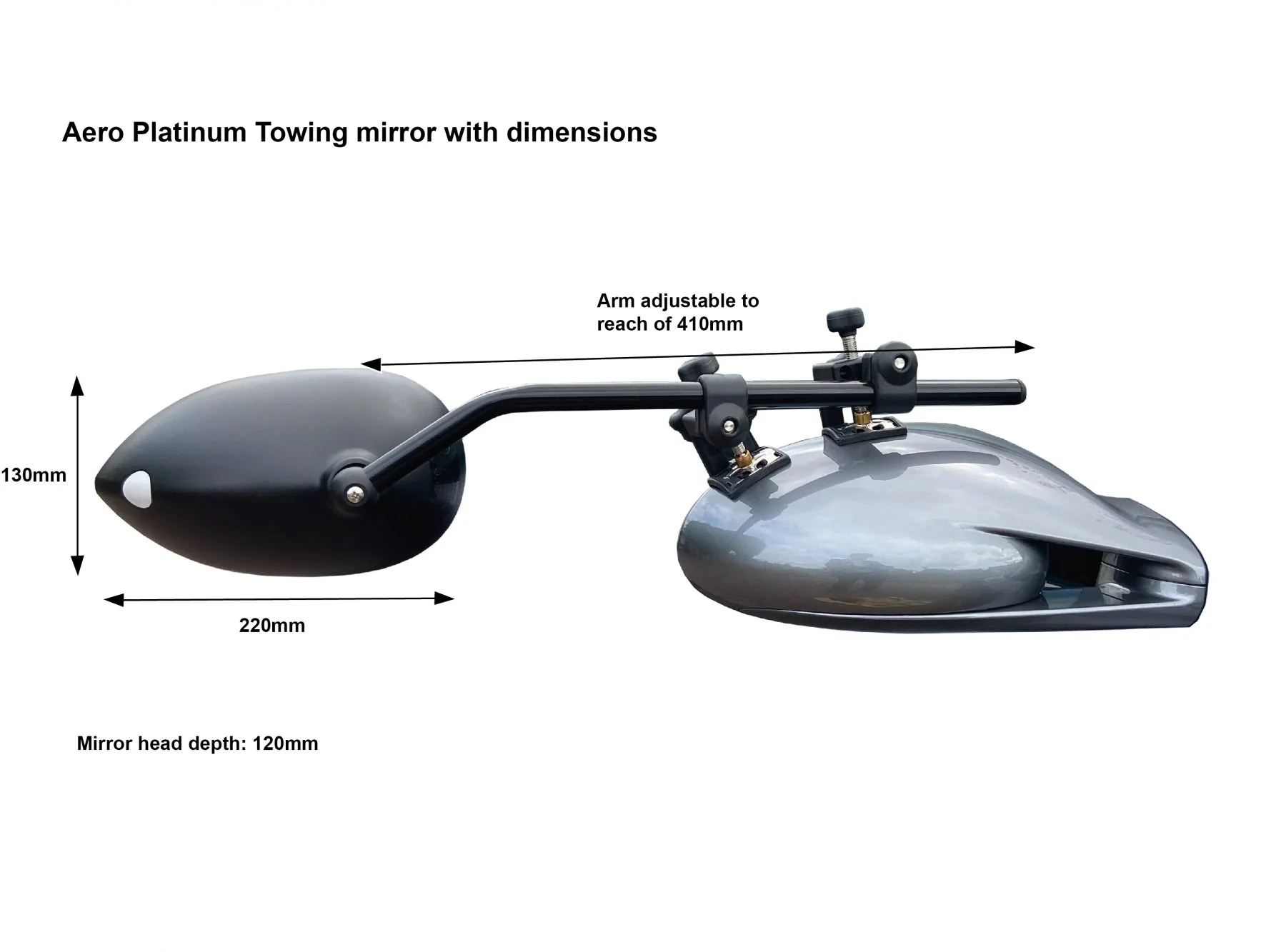 Milenco Aero Platinum Mirror - Image 8