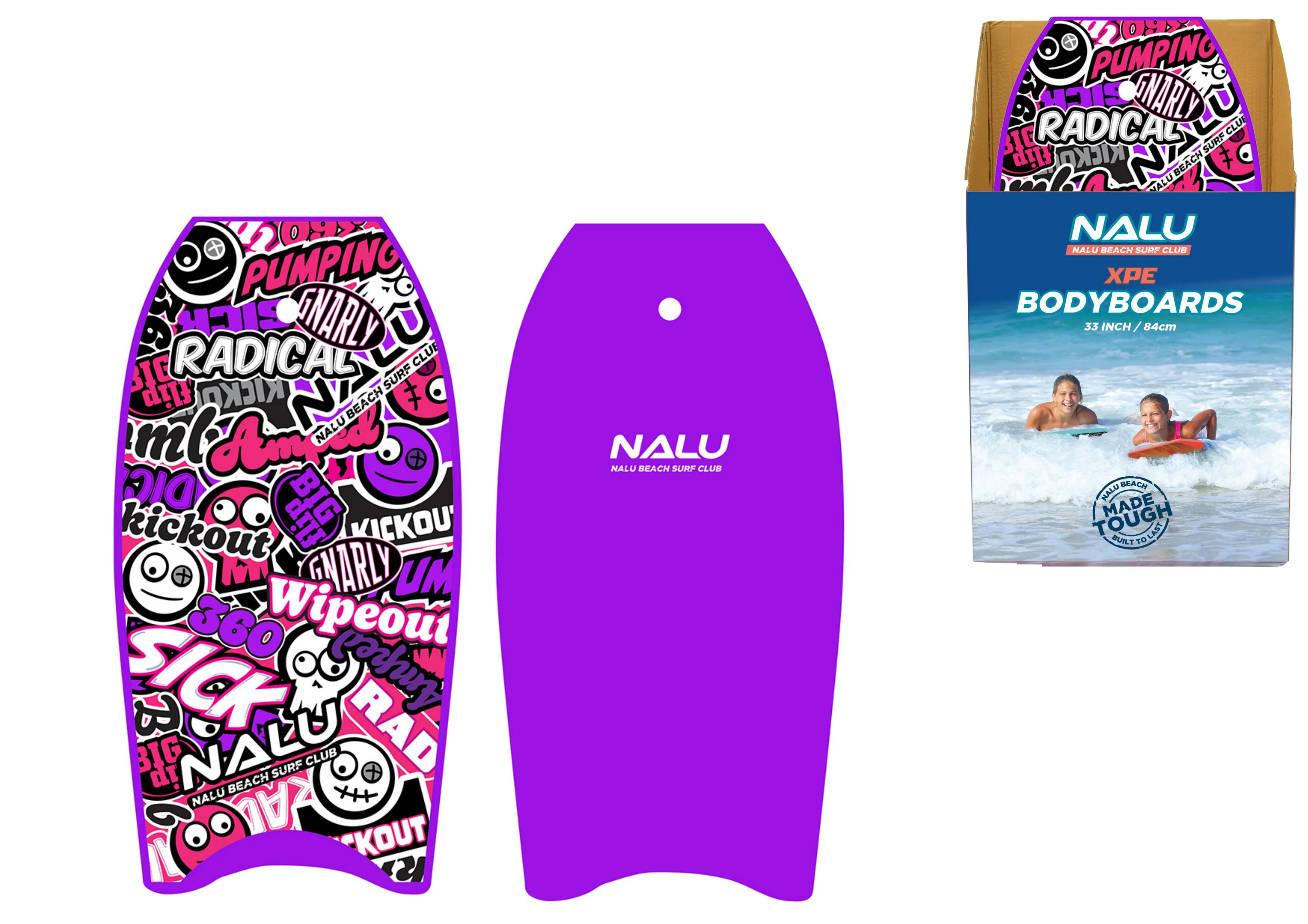 Nalu 33" Xpe Bodyboard - Image 3