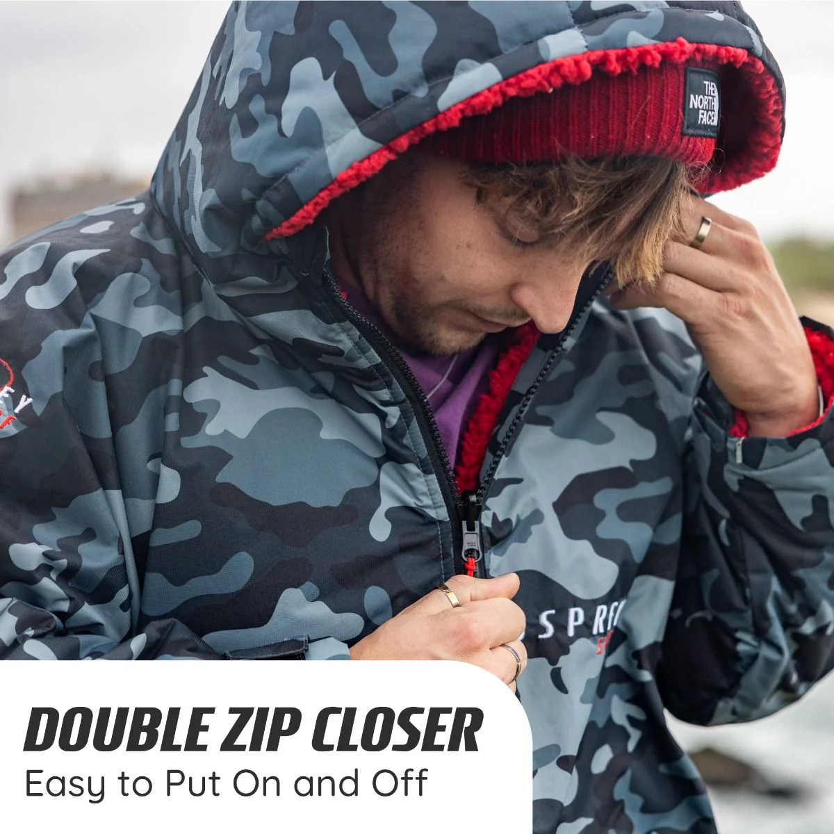 Osprey Changing Robe Camo Grey - Image 4