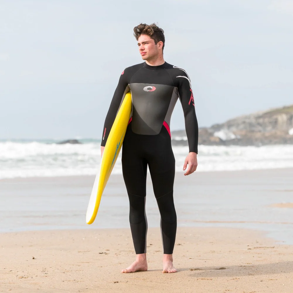 Osprey Origin Mens Full Length Wetsuit 5mm - Red - Image 2