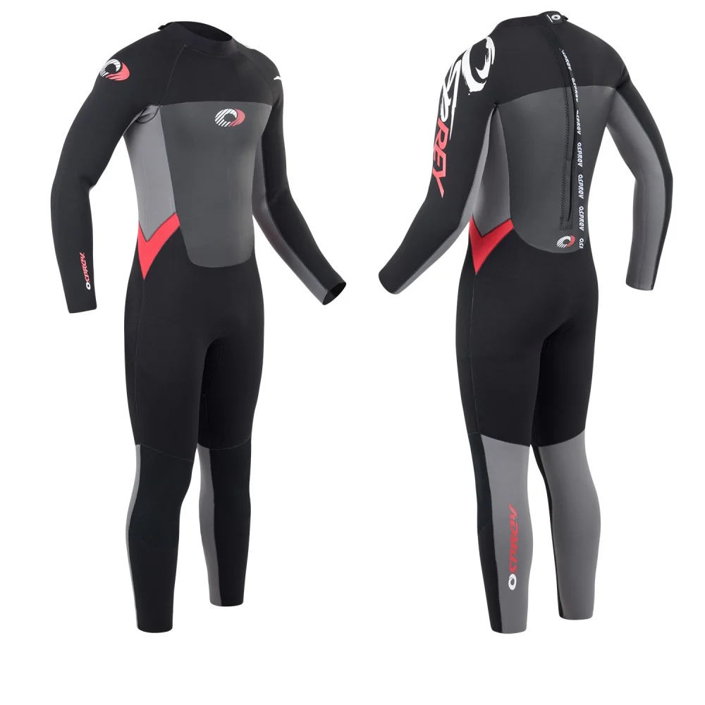 Osprey Origin Mens Full Length Wetsuit 5mm - Red - Image 6