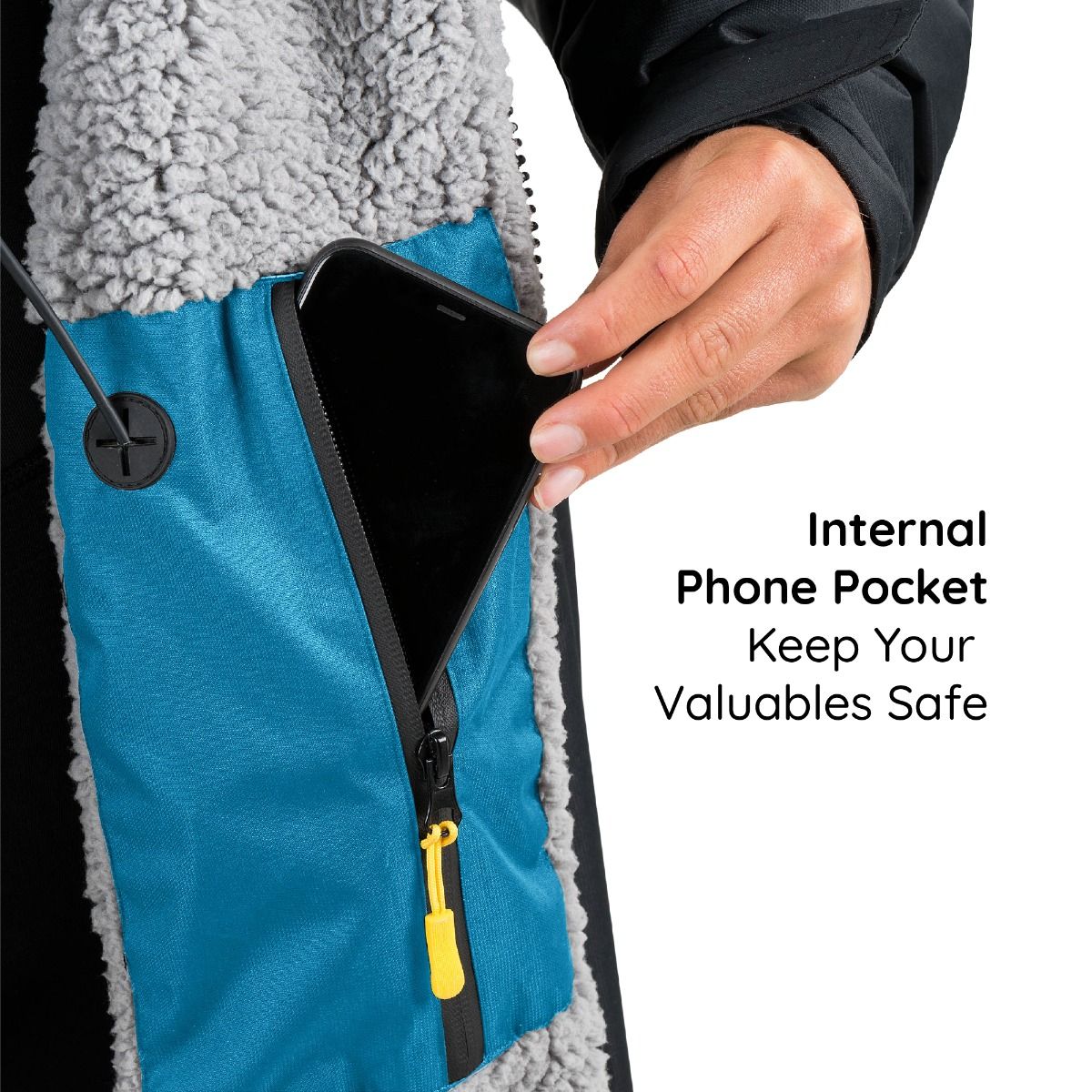 Osprey Unisex Changing Robe Teal - Image 6