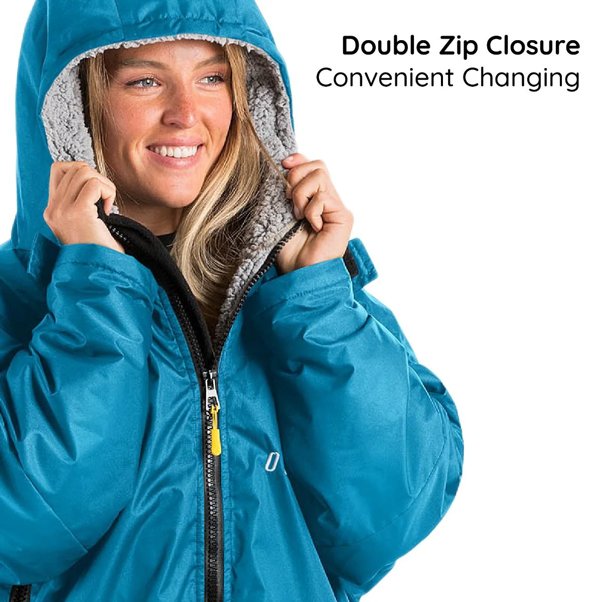 Osprey Unisex Changing Robe Teal - Image 7