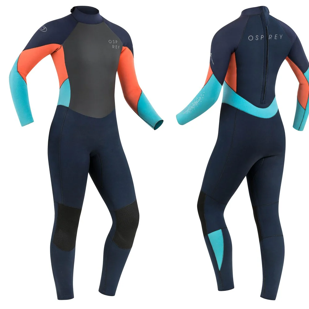 Osprey Zero 5mm Women's Full Length Wetsuit -Coral - Image 8