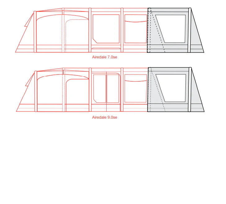 Outdoor Revolution Airedale 7SE and 9SE Front Porch Extension - Image 9