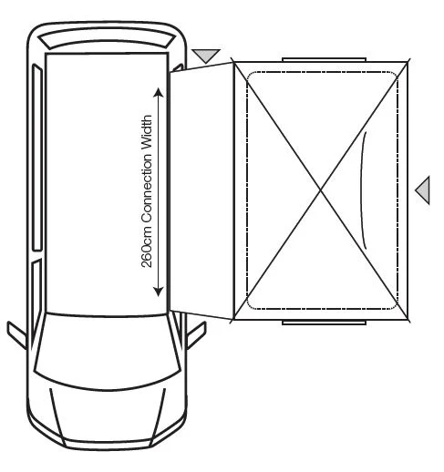 Outdoor Revolution Cayman Cuda F/G Awning (180-240) - Image 2