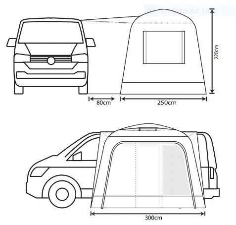Outdoor Revolution Cayman Cuda XL F/G Awning (180-240) - Image 6
