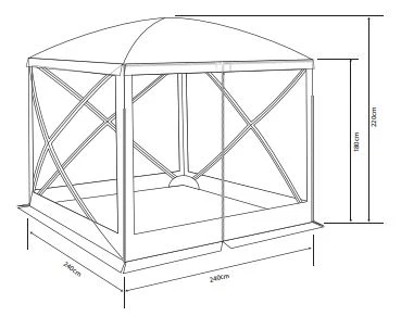 Outdoor Revolution Screenhouse 4 - Image 5