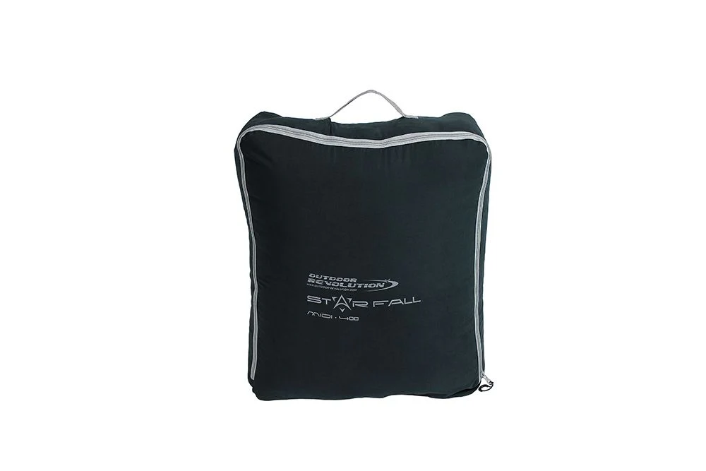 Outdoor Revolution Starfall Midi 400 DL Charcoal- with Pillow Case - Image 2