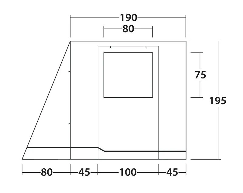 Outwell Backroads Awning Room - Image 5