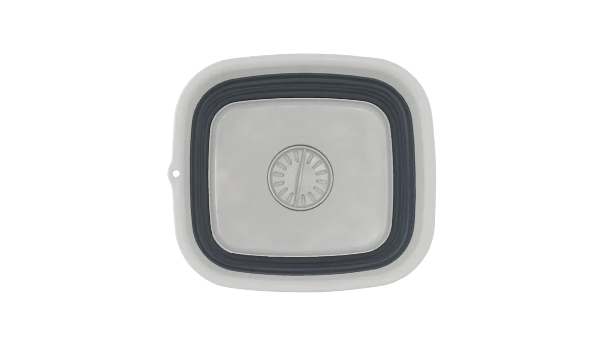 Outwell Collaps Wash Bowl with Drain - Navy NIght - Image 4