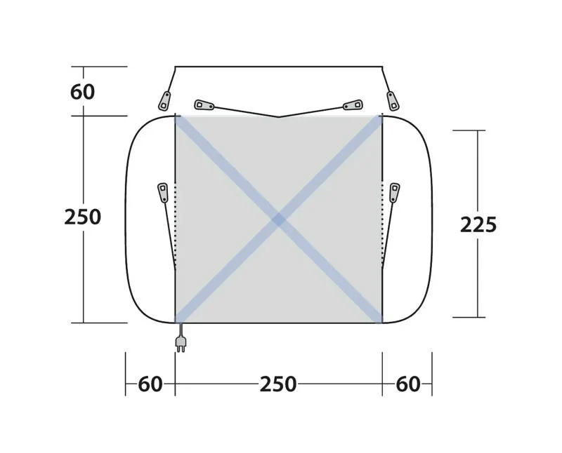 Outwell Daytona Air Drive Away Awning 2026 - Image 4