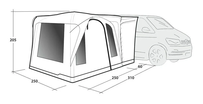 Outwell Daytona Air Drive Away Awning 2026 - Image 5