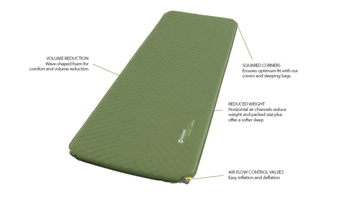 Outwell Dreamcatcher Single 7.5cm Self Inflating Mat - Image 2