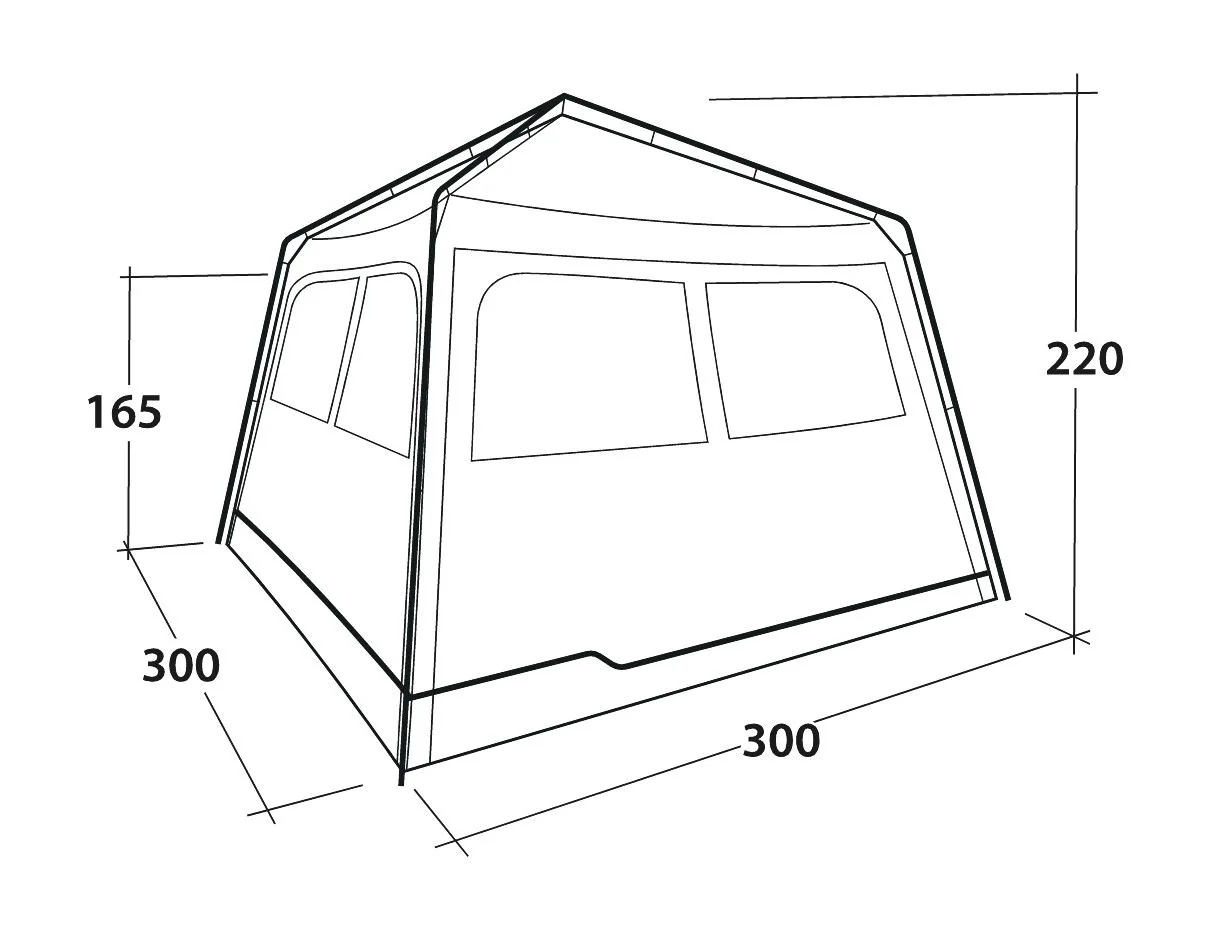 Outwell Fastlane 300 Shelter - Image 2