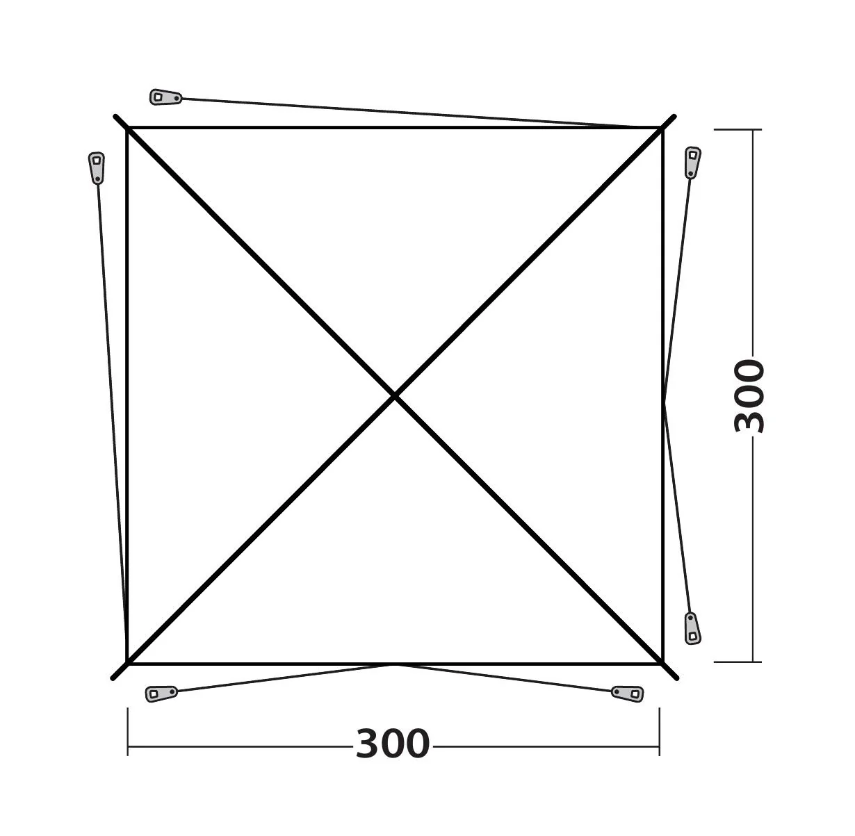 Outwell Fastlane 300 Shelter - Image 3